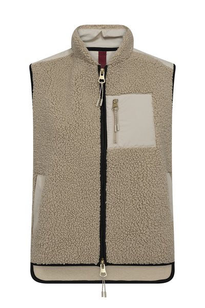 MMRowe Eli Teddy Vest Feather Gray - 179570 Thumbnail