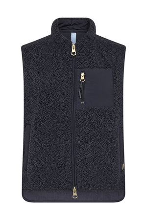MMRowe Eli Teddy Vest Salute Navy - 179570