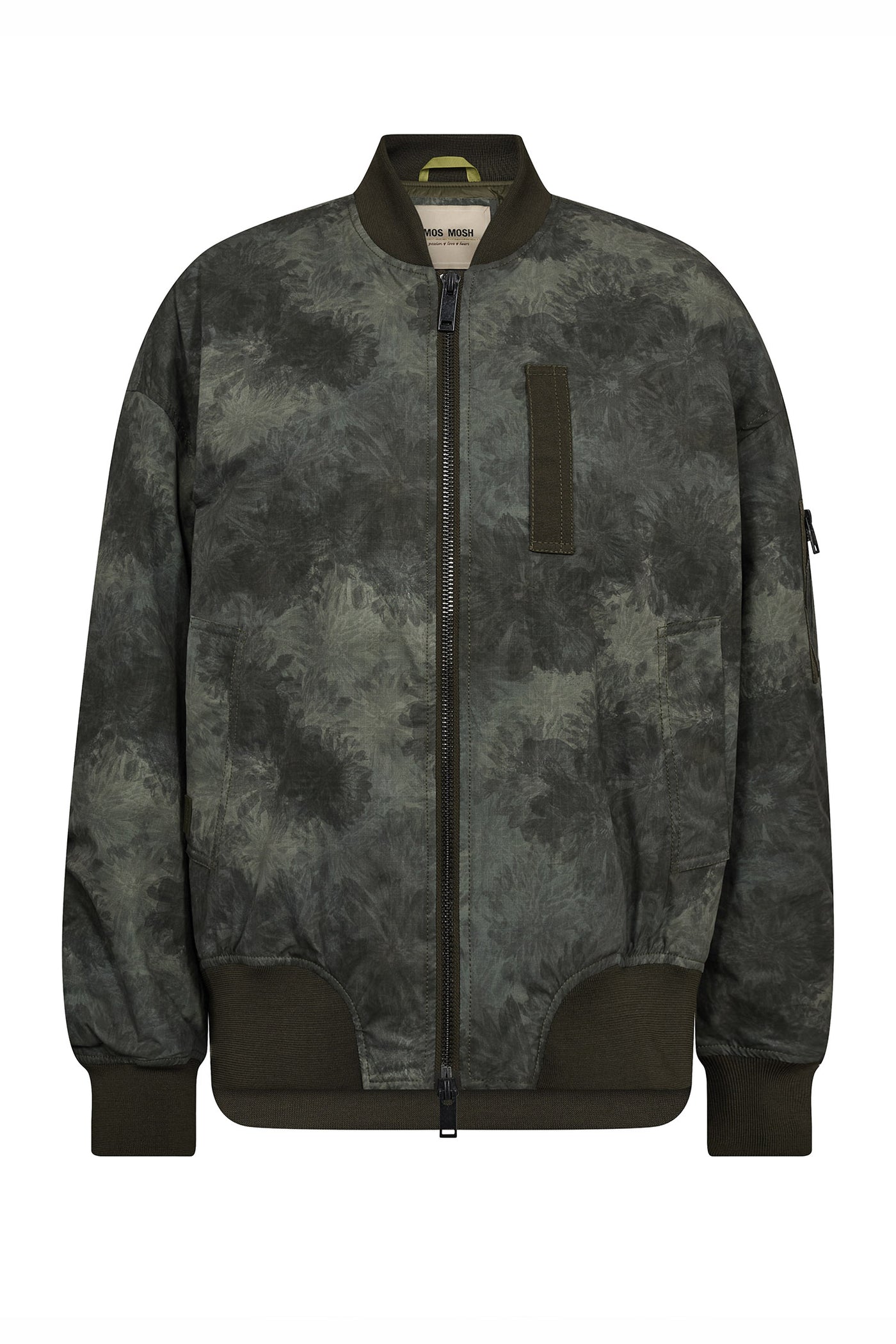 MMRuby Print Bomber Jacket Olive night - 175540