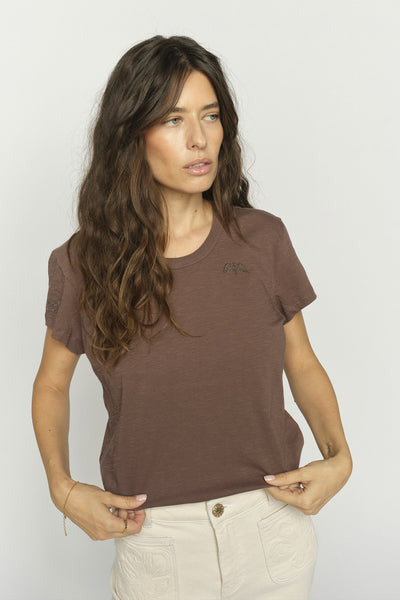 MMSafina O-SS Tee Coffee Quartz - 176800 Thumbnail