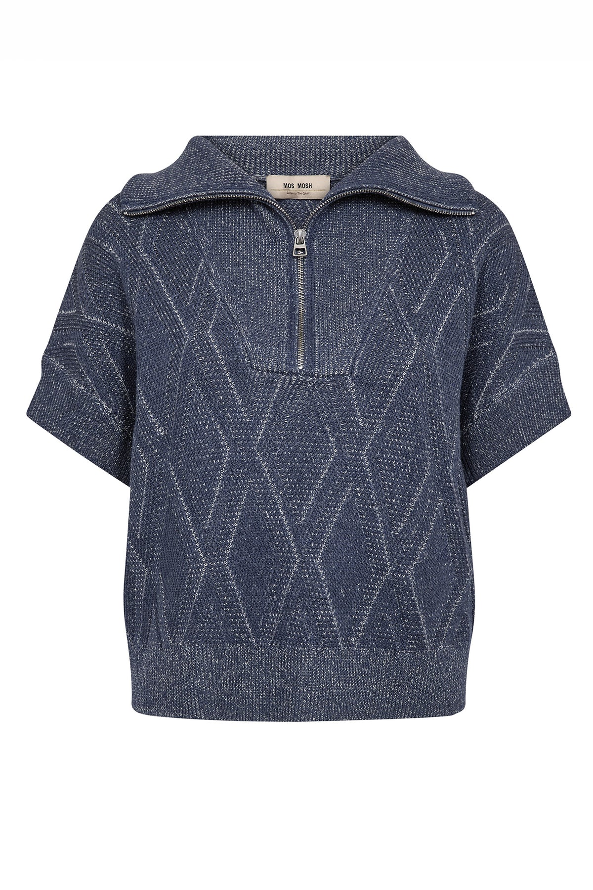 MMSalma SS Knit Vest Crown Blue - 176740