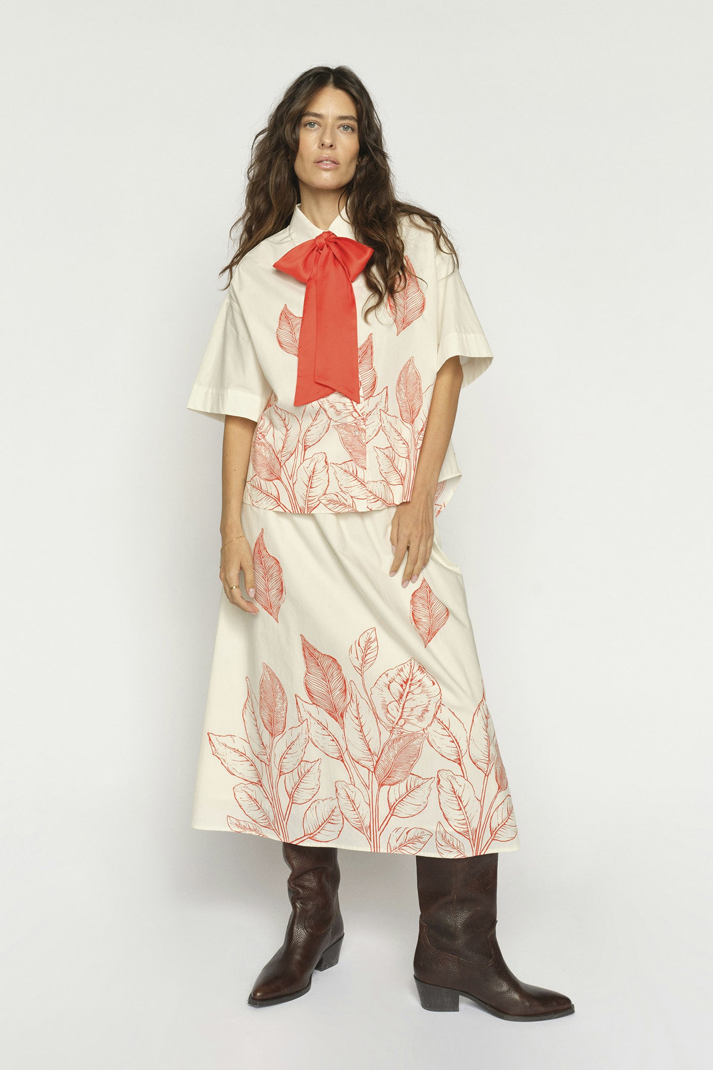 MMSaras Monochrome Shirt ECRU - 177770
