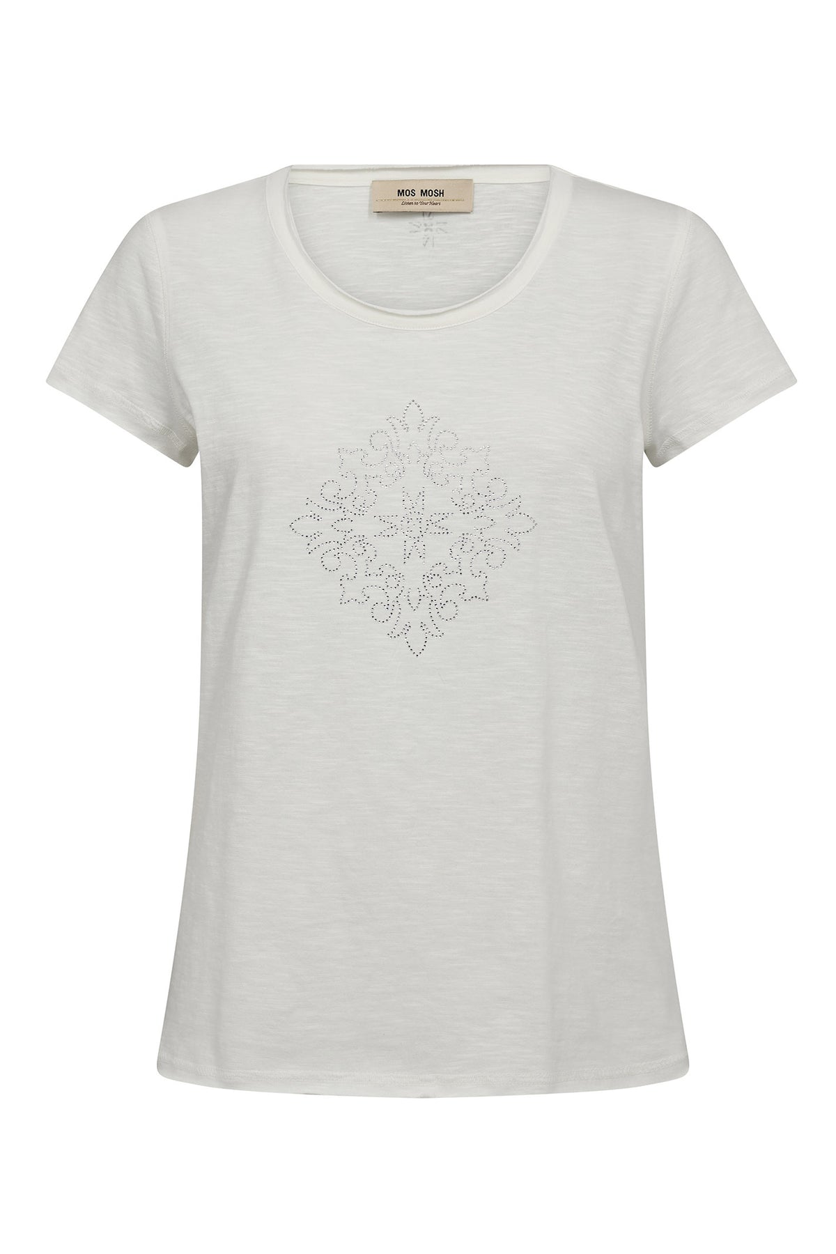 MMSherri O-SS Glam Tee ECRU - 180100