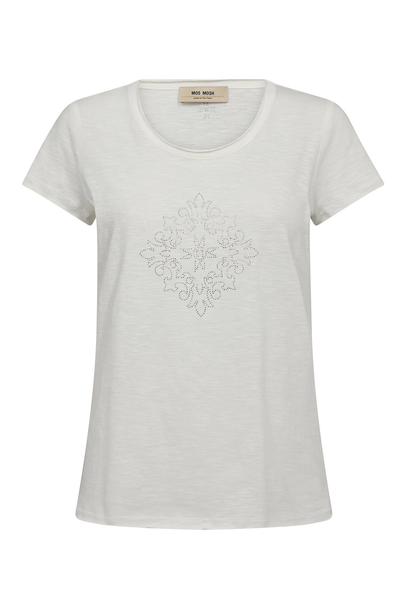 MMSherri O-SS Glam Tee ECRU - 180100