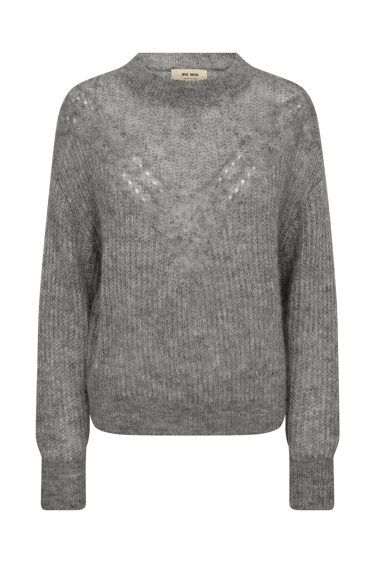 MMSigva Mohair Knit Grey Melange - 176240