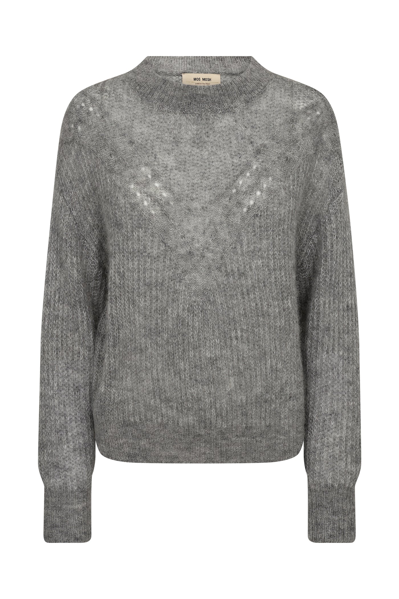 MMSigva Mohair Knit Grey Melange - 176240