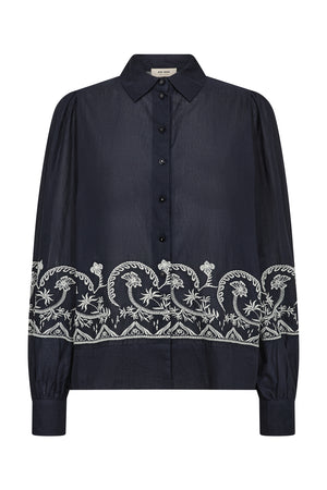 MMSilca Lino Shirt Salute Navy - 181730