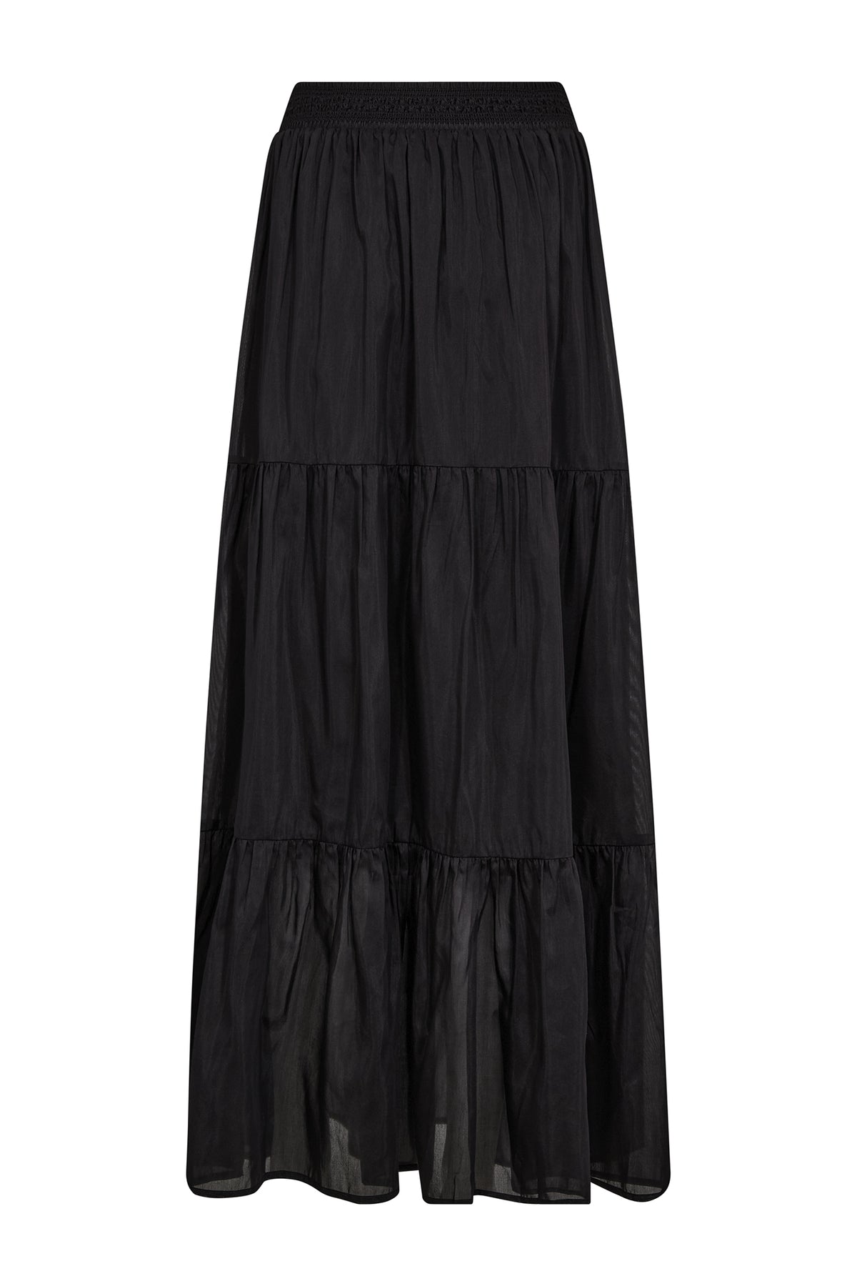 MMSilka Long Skirt Black - 179740