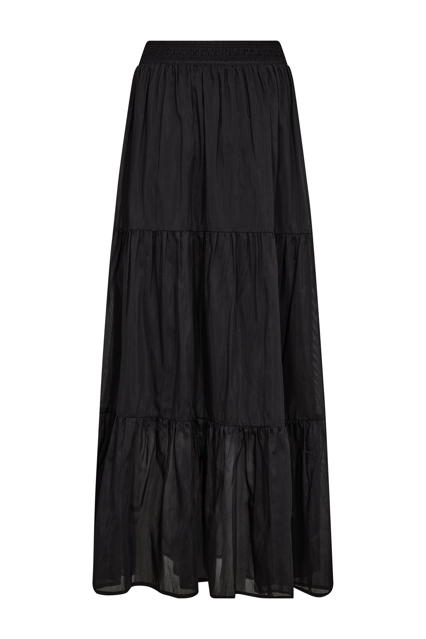MMSilka Long Skirt Black - 179740