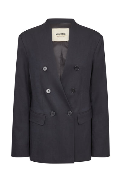 MMSilvi Caro Blazer Salute Navy - 181840 Thumbnail