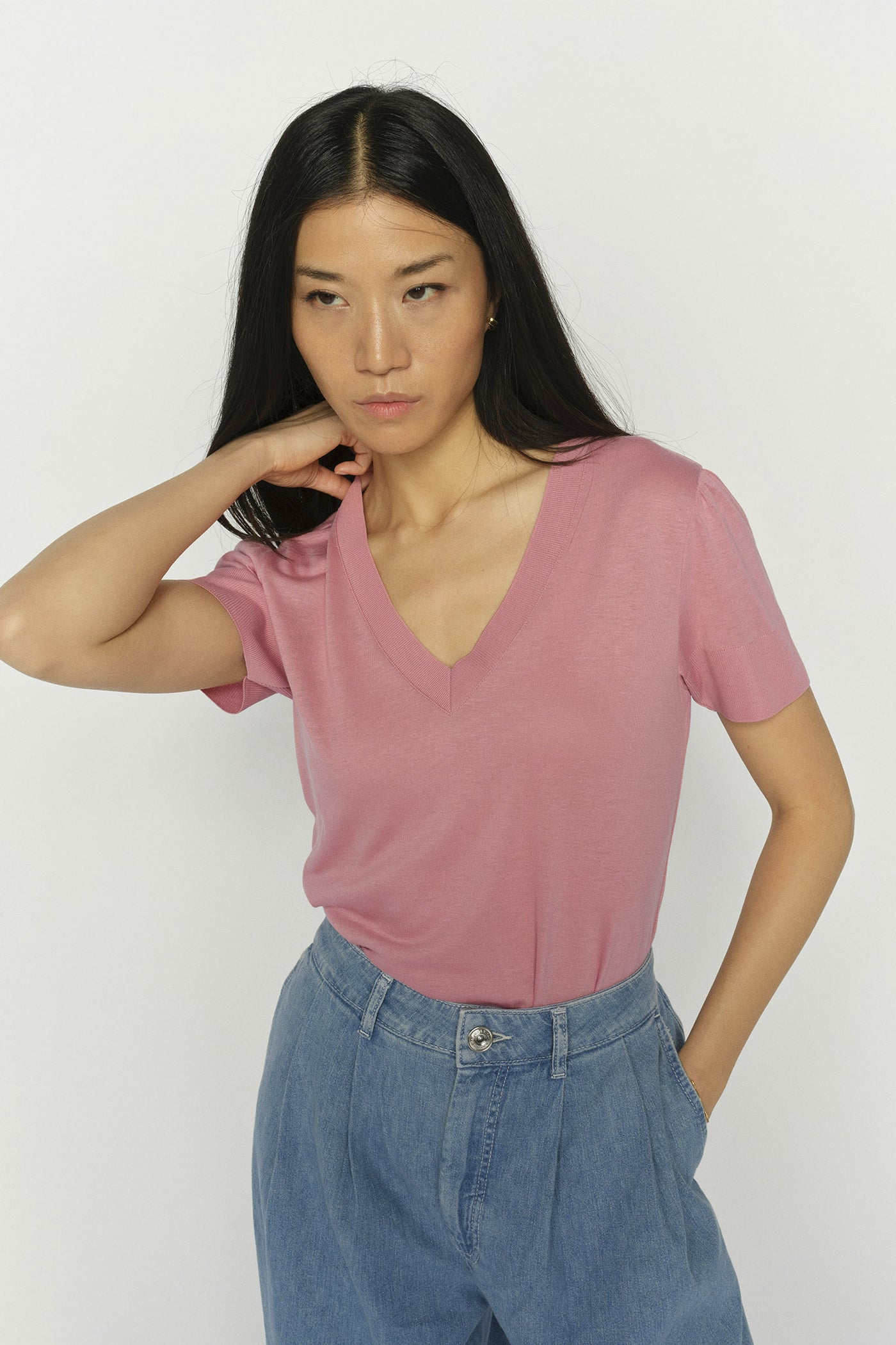 MMSink V-SS Tee DUSTY ROSE - 161010