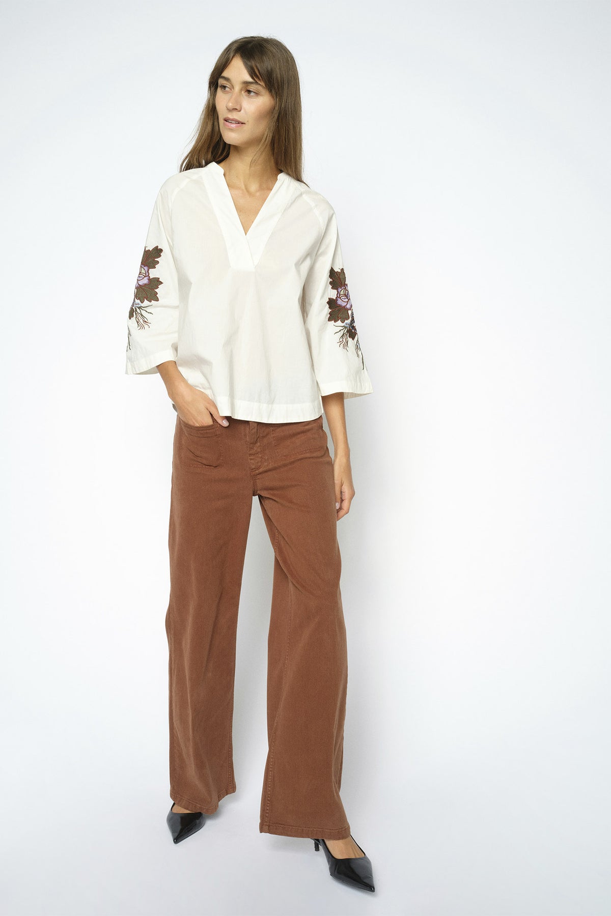 MMSoey Marbido Pant Downtown Brown - 181470
