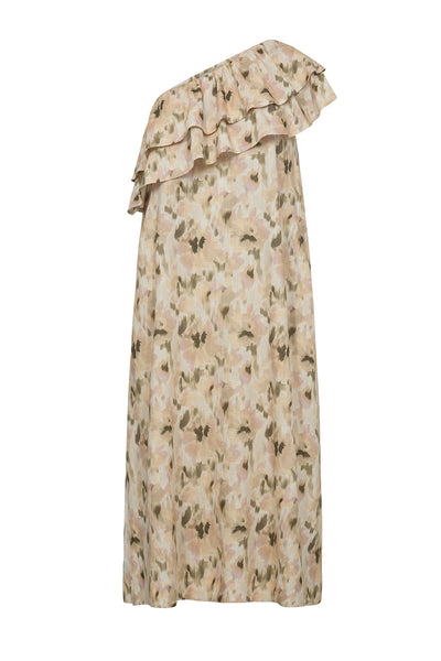 MMSoma Flower Field Dress BURNT OLIVE - 179540 Thumbnail