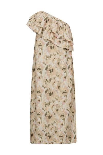 MMSoma Flower Field Dress BURNT OLIVE - 179540 Thumbnail