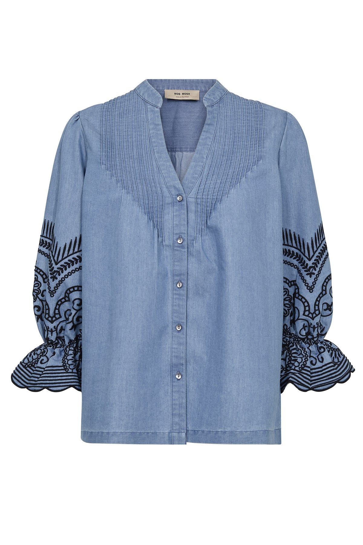 MMStomin Emb Shirt Light Blue - 178190