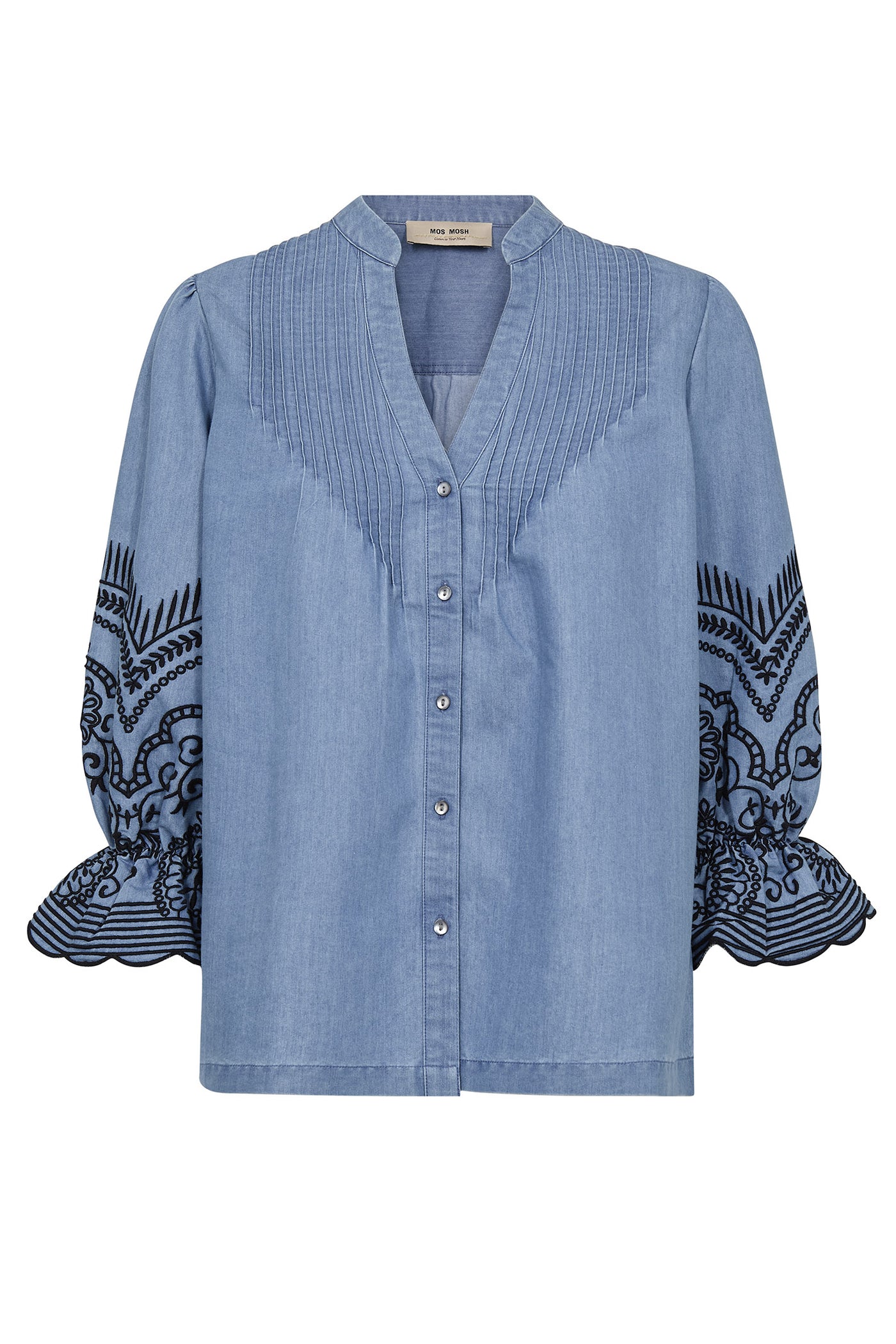 MMStomin Emb Shirt Light Blue - 178190