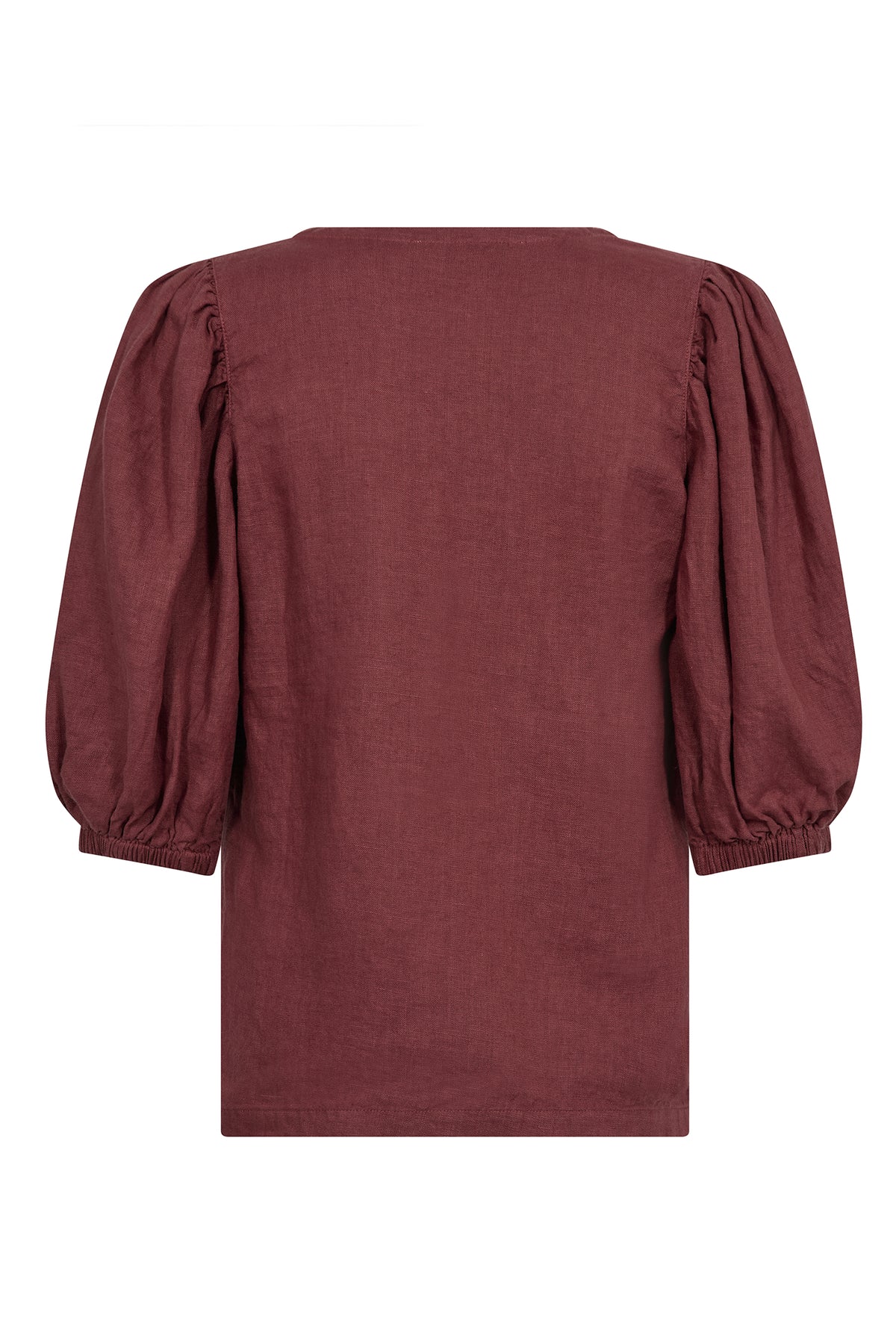 MMTaissa Linen Blouse Cowhide - 160160