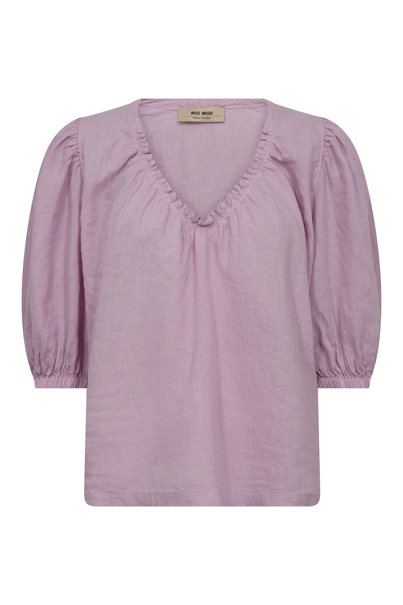 MMTaissa Linen Blouse Fragrant Lilac - 160160