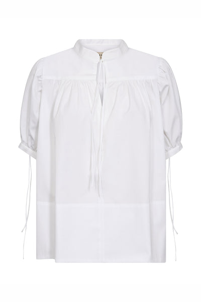 MMTarima SS Cotton Blouse White - 178090 Thumbnail
