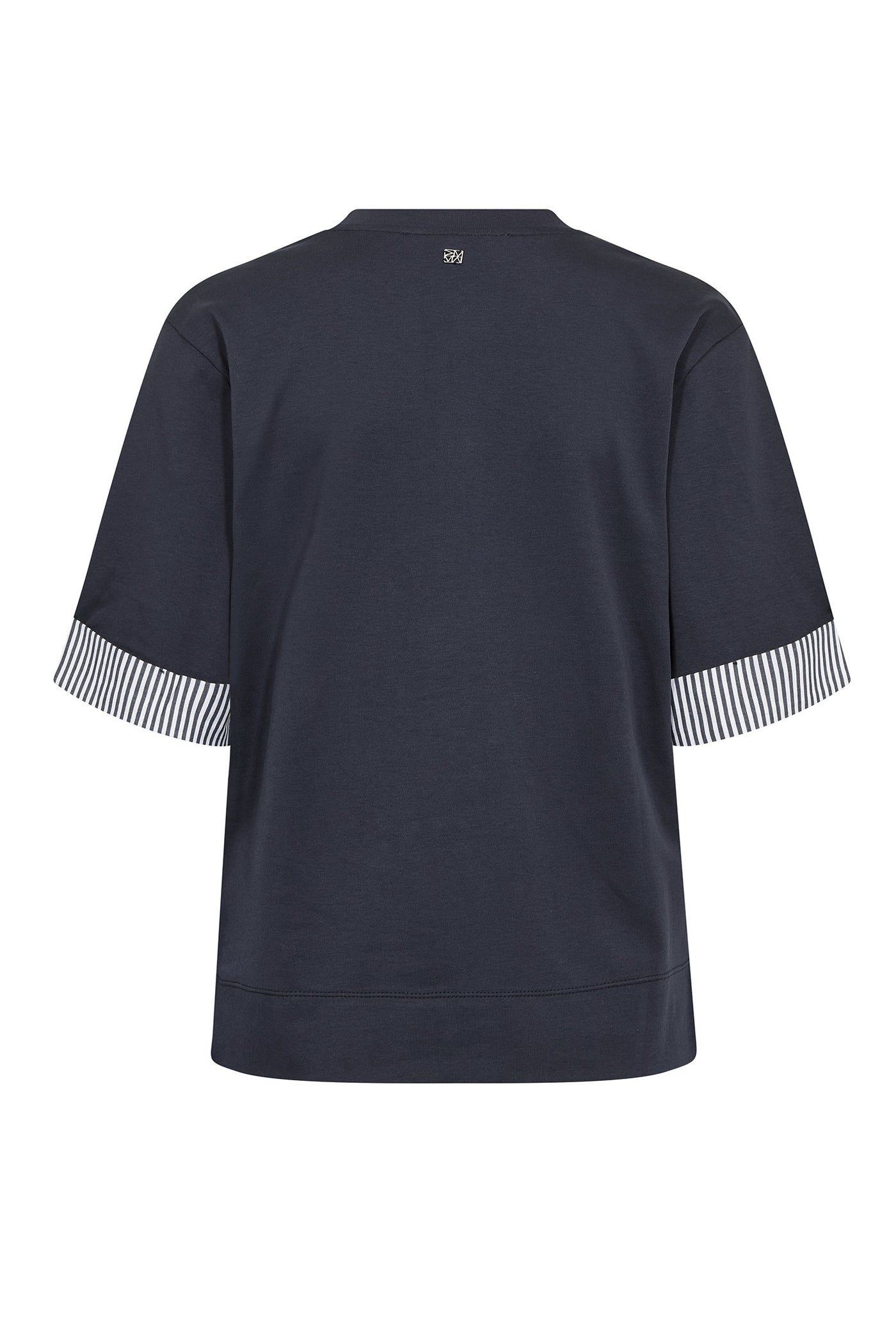 MMTattia O-SS Turn-Up Tee Salute Navy - 180620