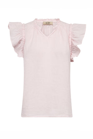 MMTea Linen Blouse Ballet Slipper - 178100