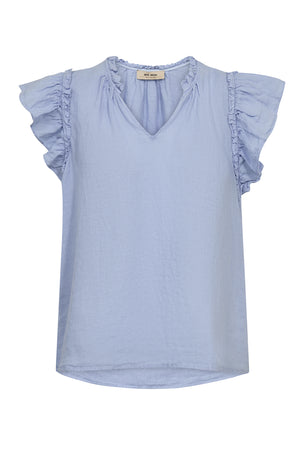 MMTea Linen Blouse Skyway - 178100
