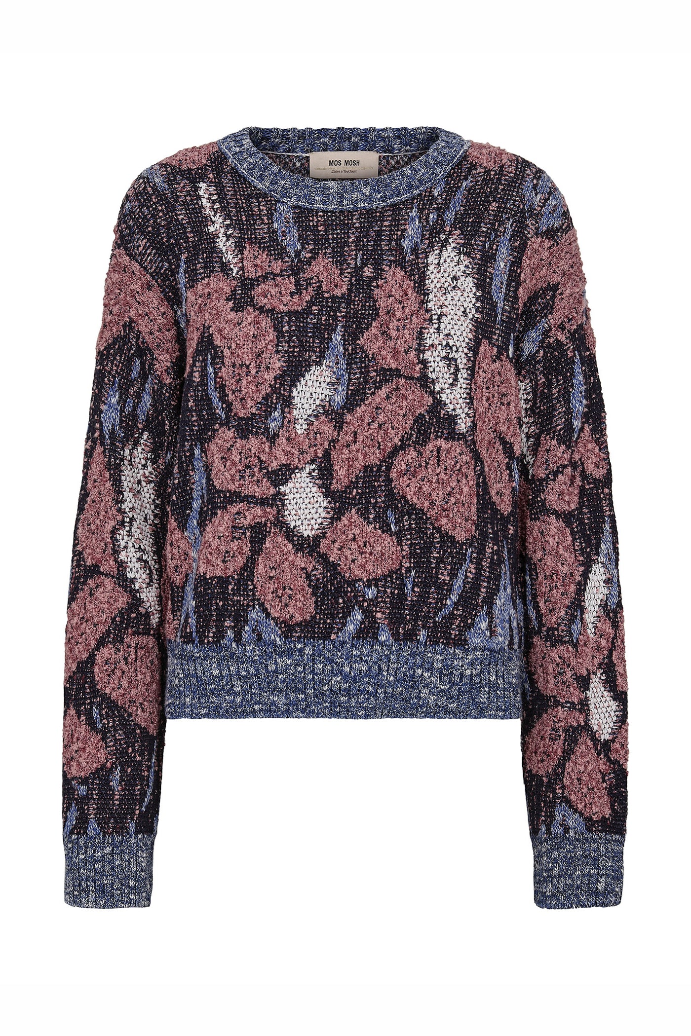 MMTeana Intarsia Knit Crown Blue - 177750