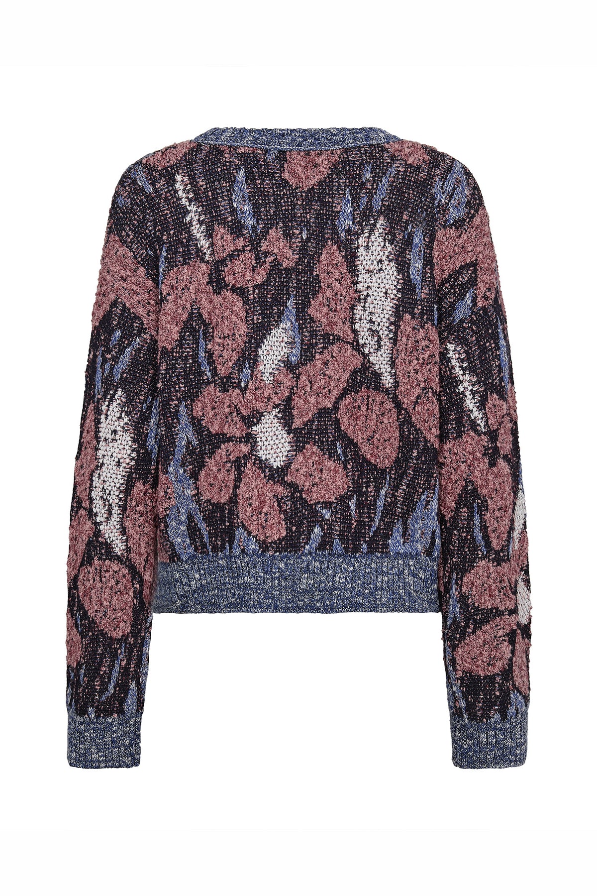 MMTeana Intarsia Knit Crown Blue - 177750