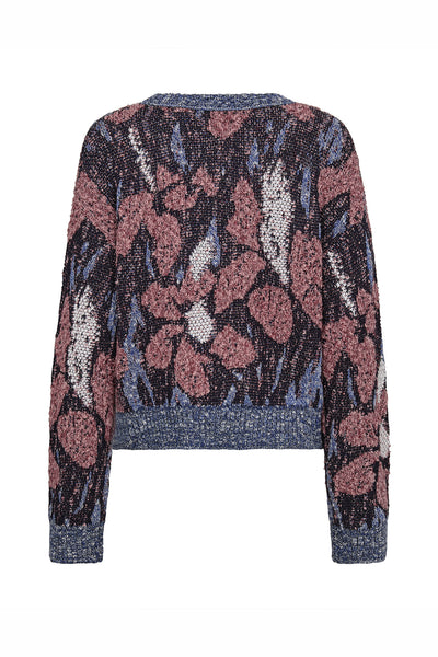 MMTeana Intarsia Knit Crown Blue - 177750 Thumbnail