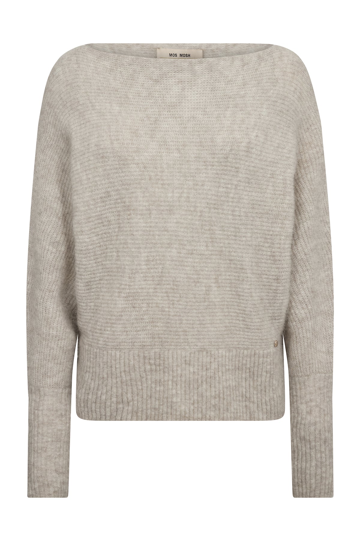 MMThora Boatneck Knit Feather Gray - 182750