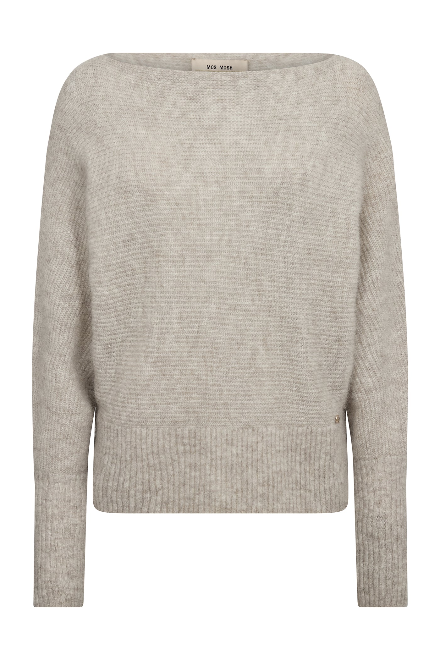 MMThora Boatneck Knit Feather Gray - 182750