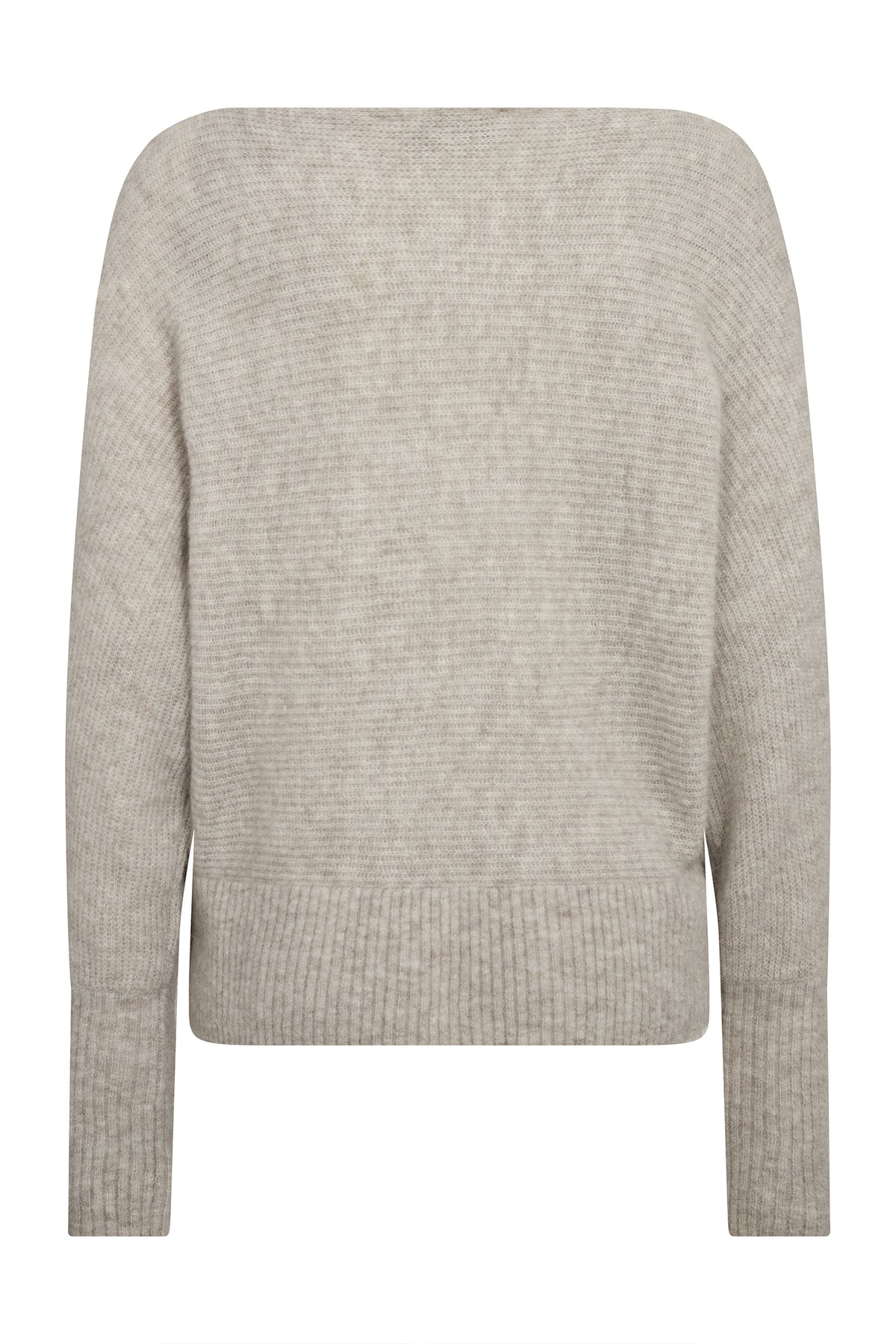 MMThora Boatneck Knit Feather Gray - 182750