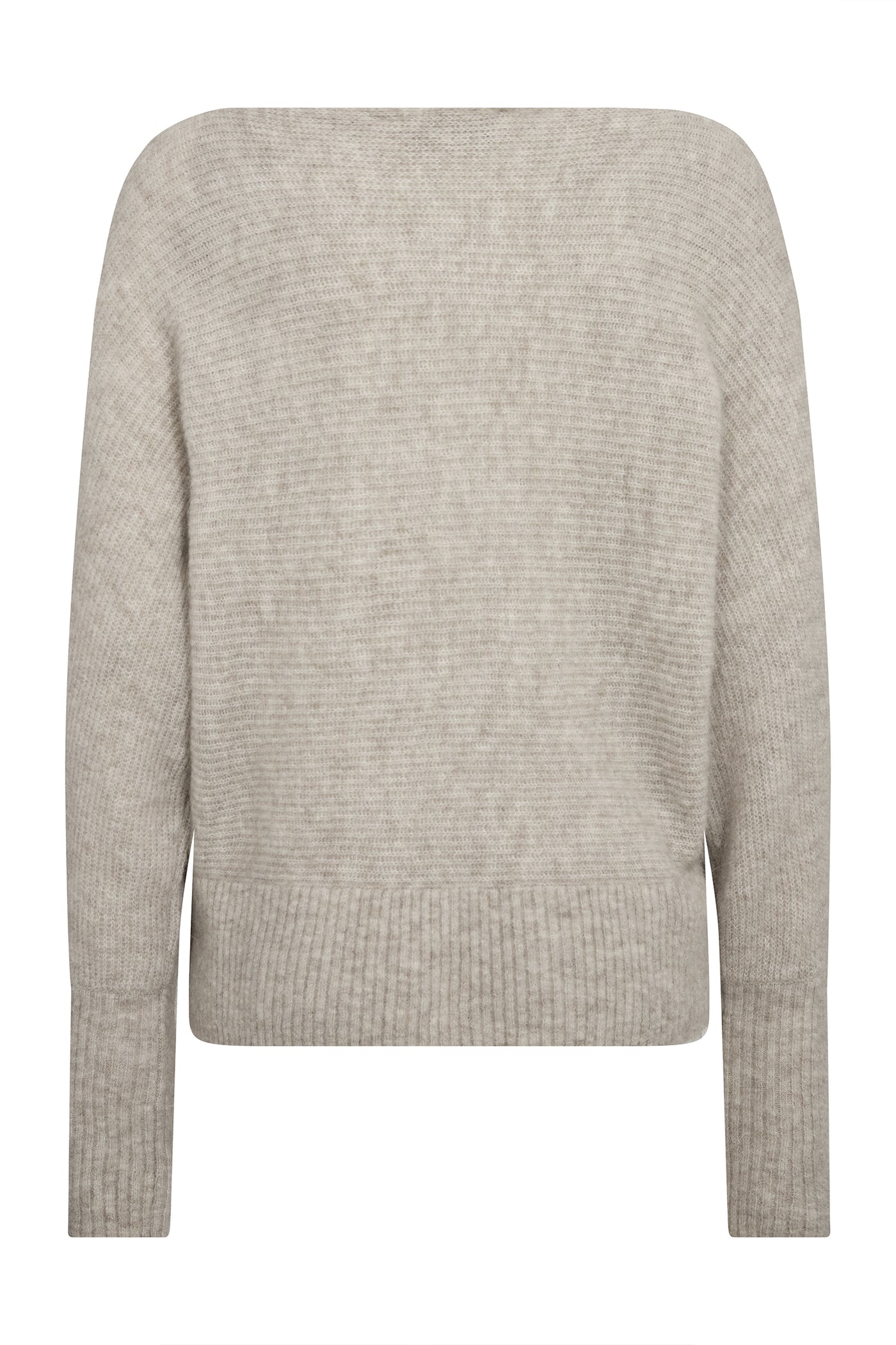 MMThora Boatneck Knit Feather Gray - 182750