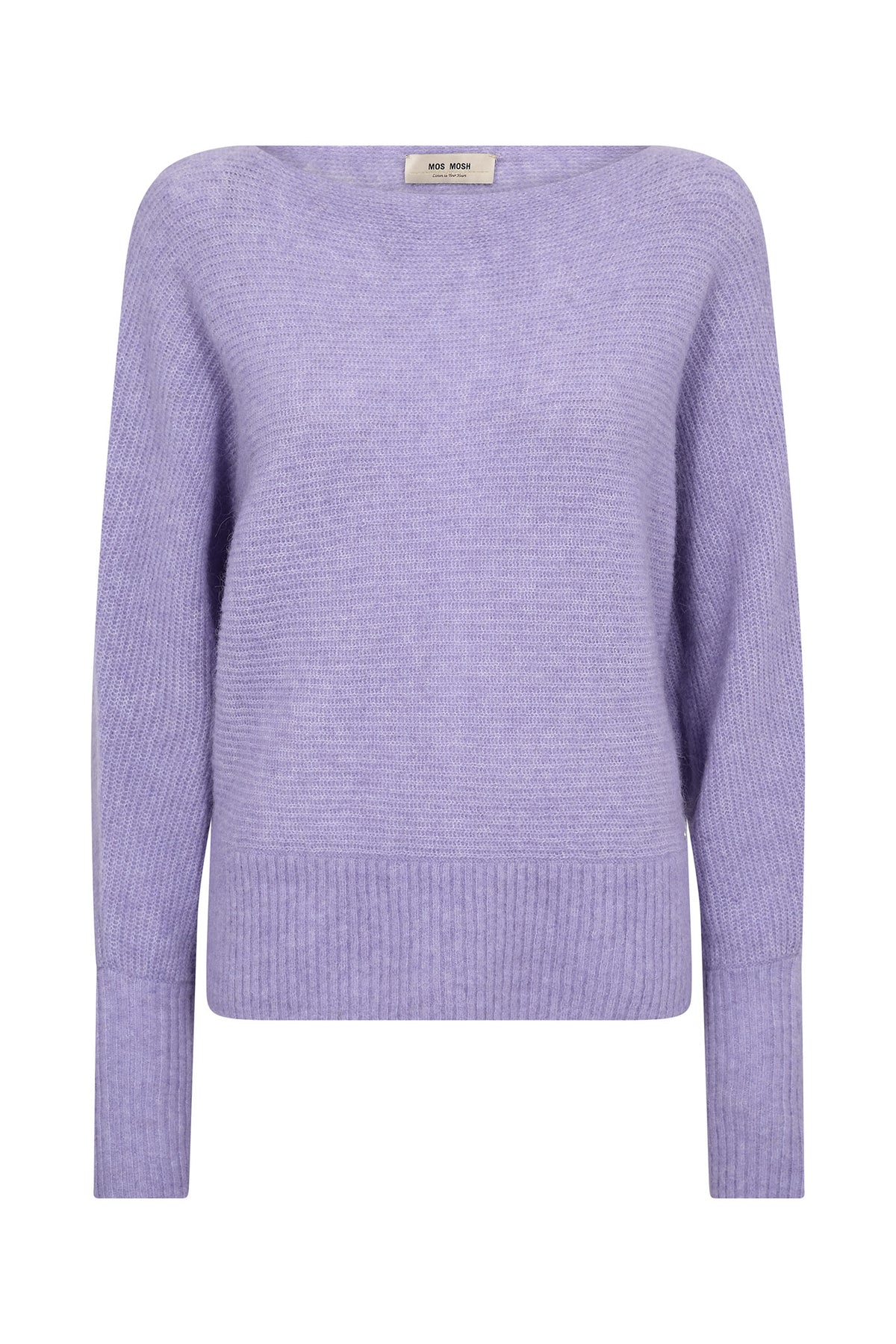 MMThora Boatneck Knit Violet Tulip - 182750