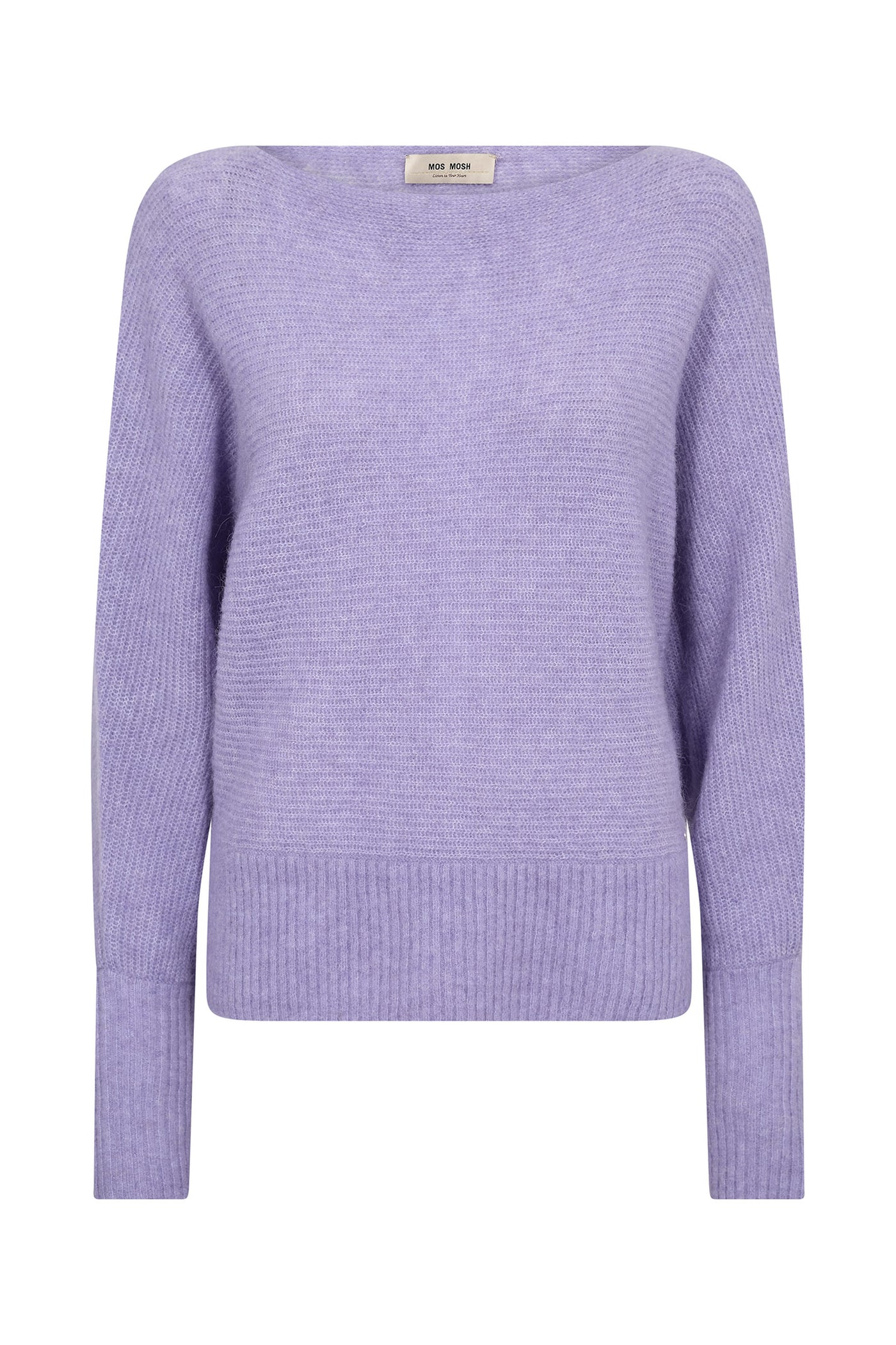 MMThora Boatneck Knit Violet Tulip - 182750