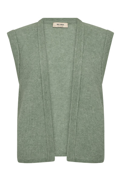 MMThora Knit Vest Turf Green - 177540 Thumbnail