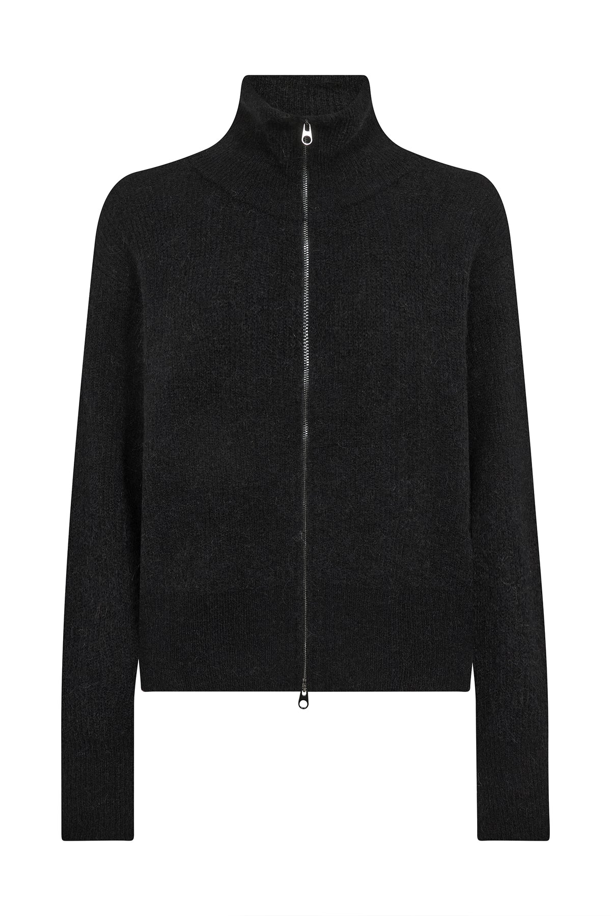 MMThora Knit Zip Cardigan Black - 182770