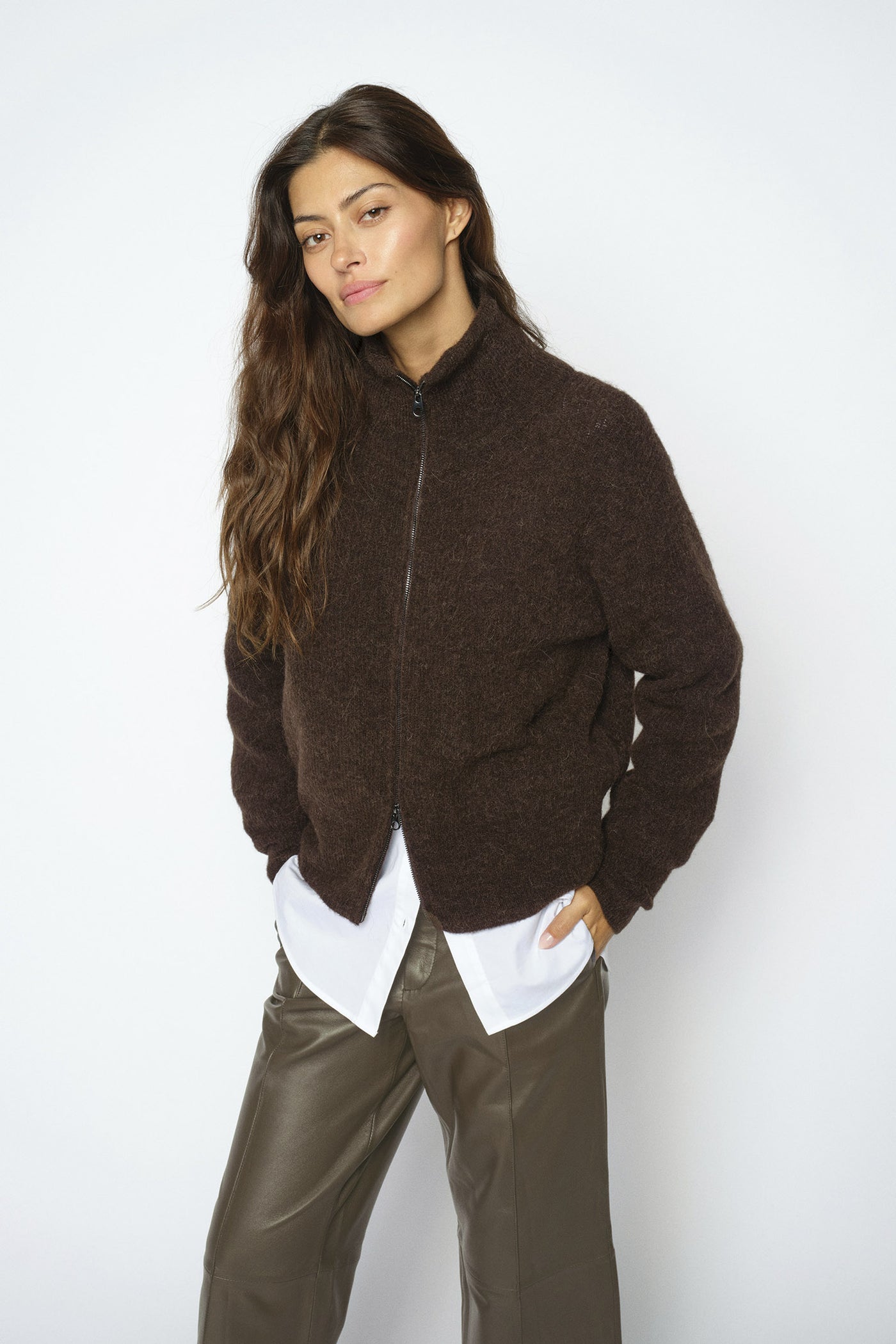 MMThora Knit Zip Cardigan Delicioso - 182770