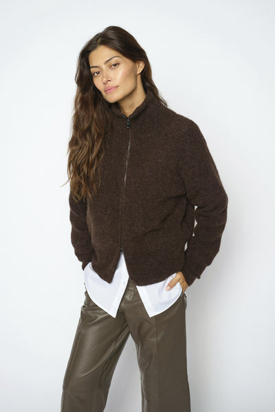 MMThora Knit Zip Cardigan Delicioso - 182770 Thumbnail