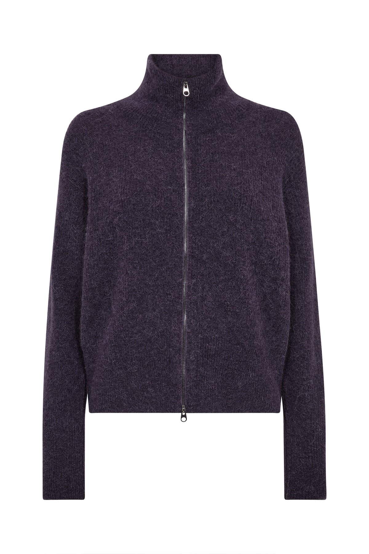 MMThora Knit Zip Cardigan Sweet Grape - 182770