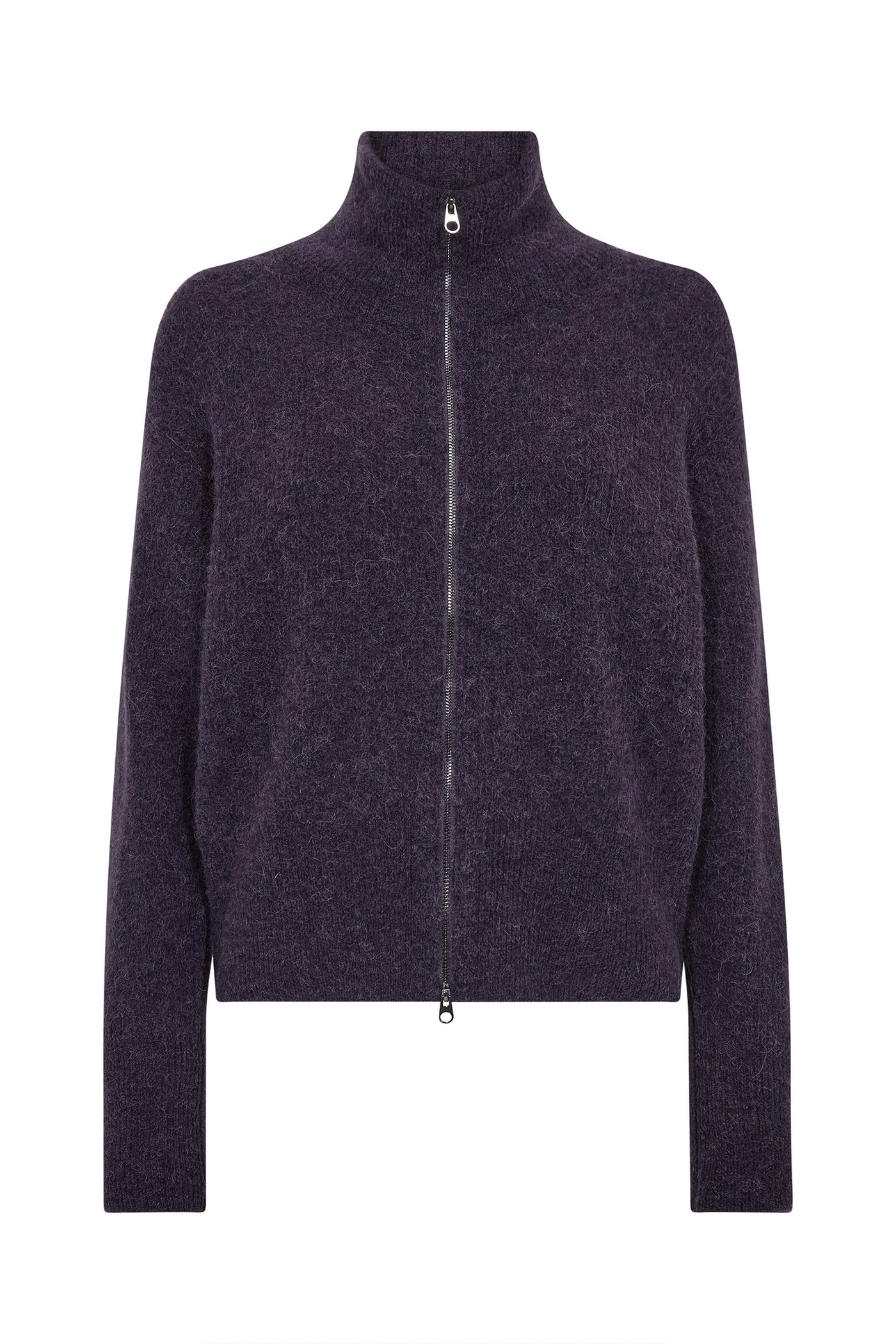 MMThora Knit Zip Cardigan Sweet Grape - 182770