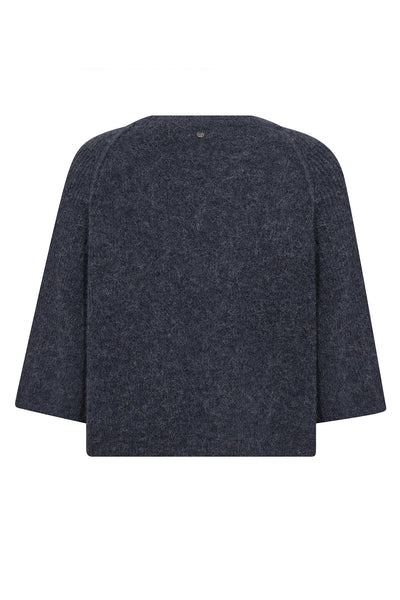 MMThora Lizet Knit Cardigan INDIA INK - 180440 Thumbnail