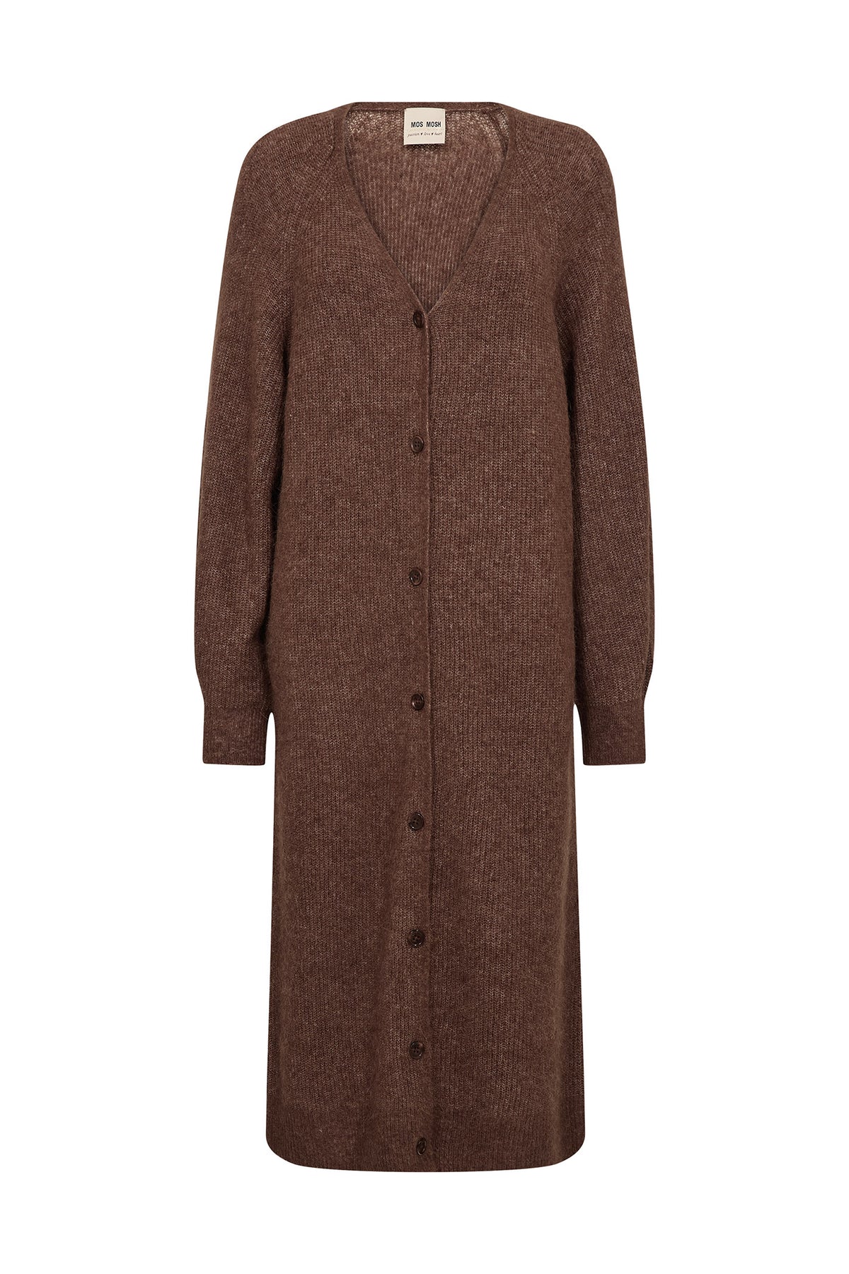 MMThora Longline Cardigan Downtown Brown - 182740