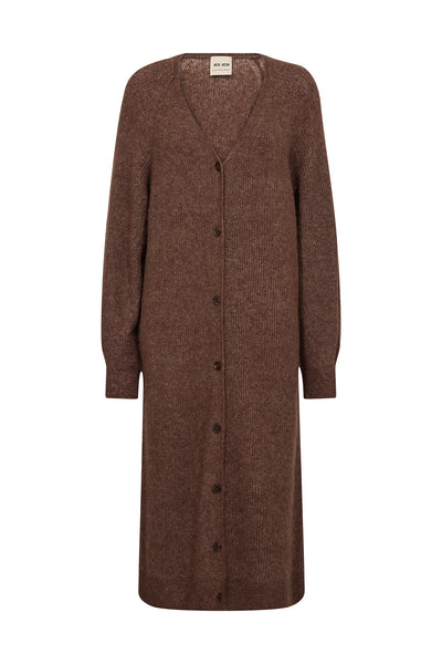 MMThora Longline Cardigan Downtown Brown - 182740 Thumbnail