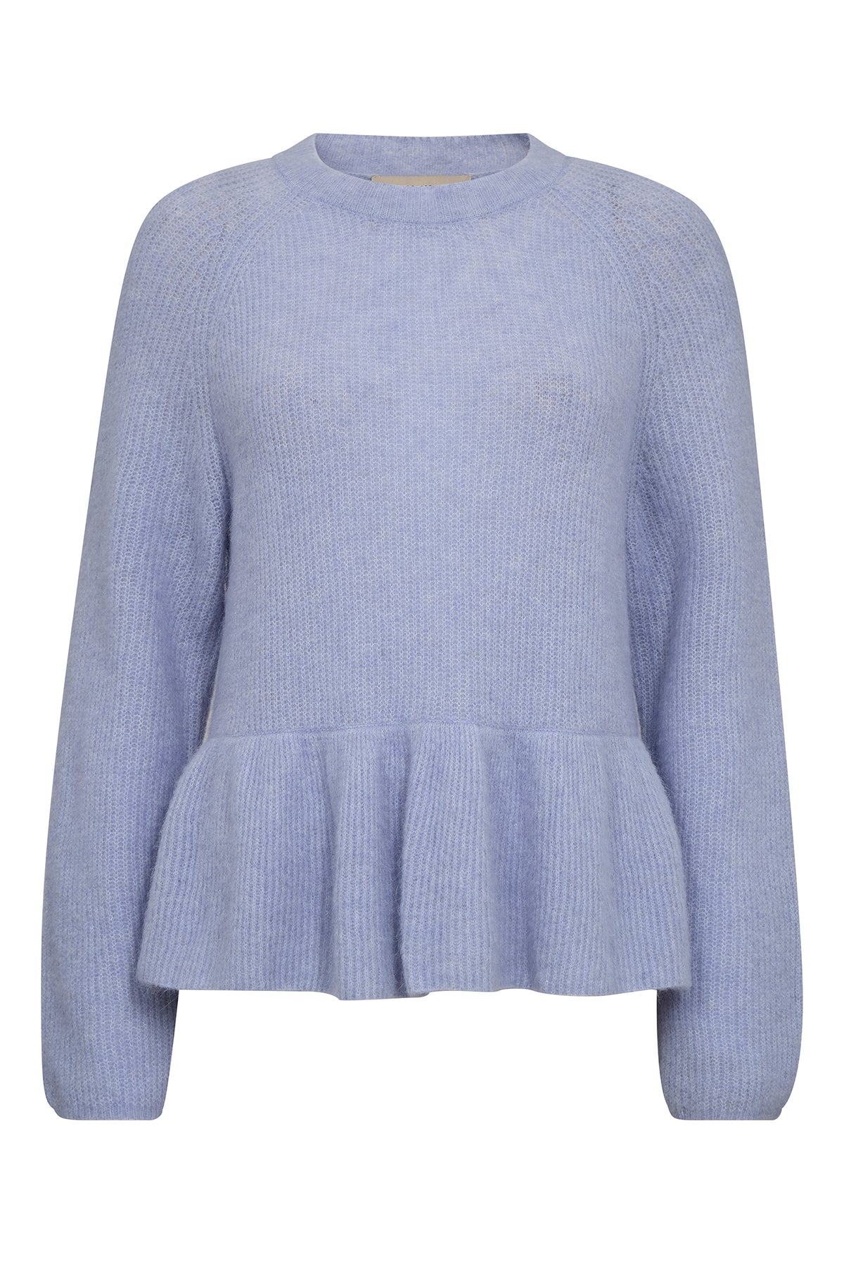 MMThora O-Neck Frill Knit Eventide