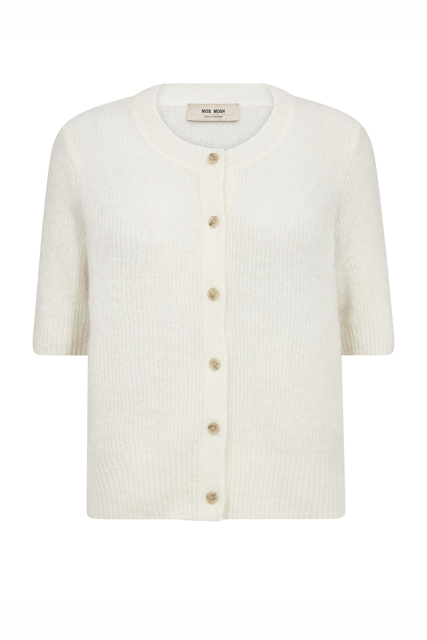 MMThora SS Knit Cardigan ECRU - 177550
