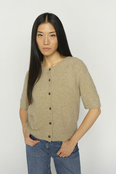 MMThora SS Knit Cardigan Twill - 177550 Thumbnail