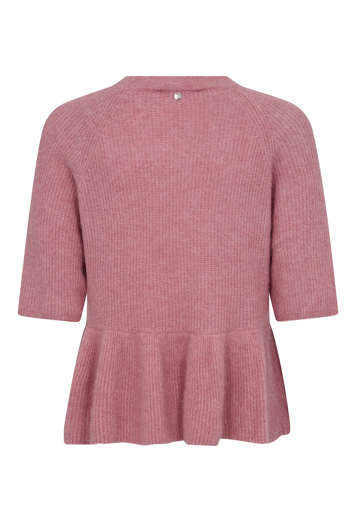 MMThora SS O-Neck Frill Knit DUSTY ROSE - 177530