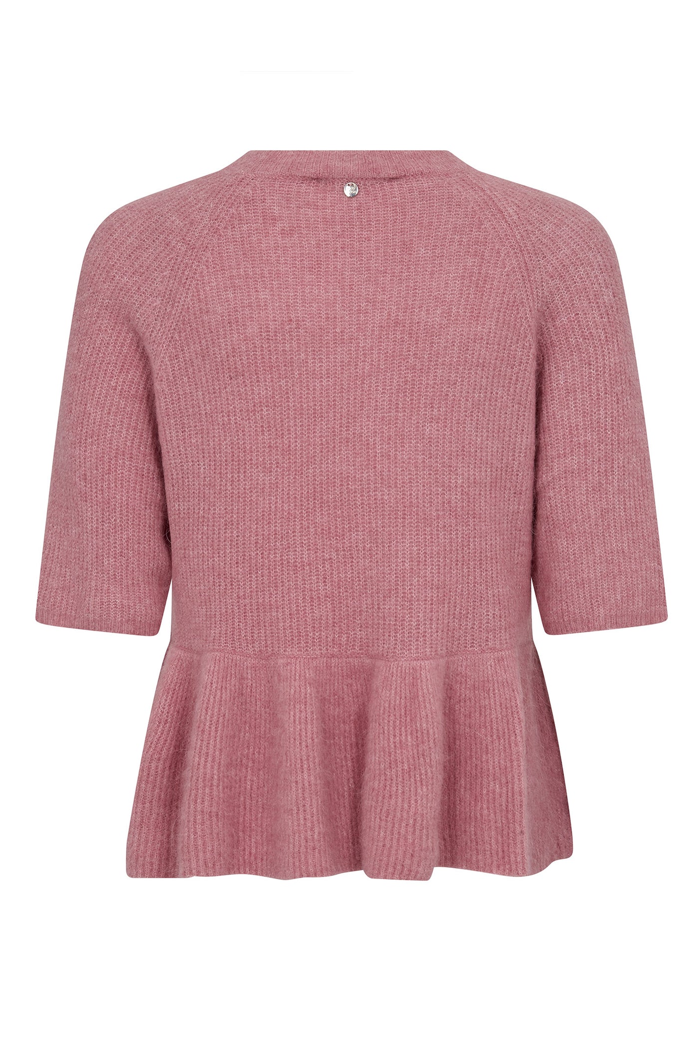 MMThora SS O-Neck Frill Knit DUSTY ROSE - 177530