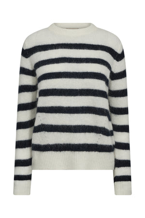 MMThora Stripe Crewneck Knit ECRU - 165660